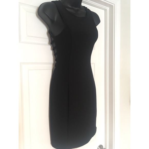 Little Black Dress with Cutout Razor Back - Picture 3 of 3